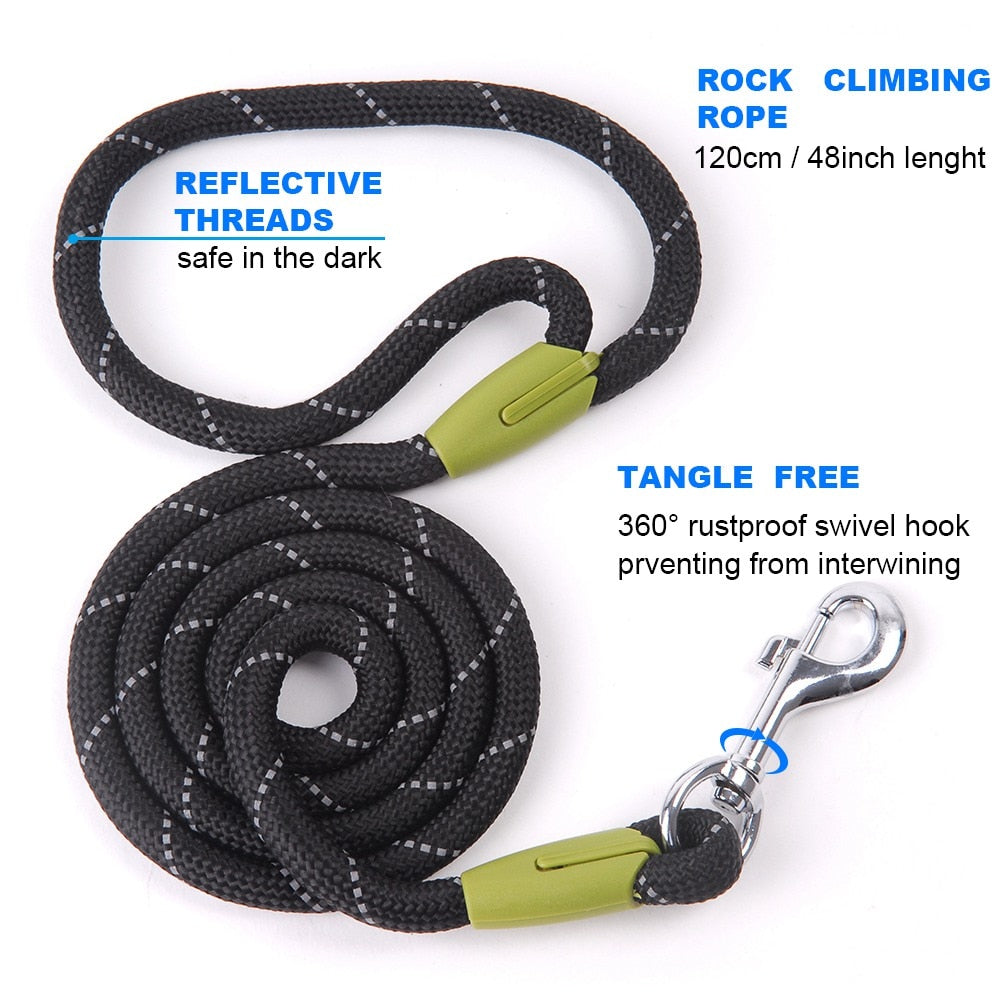 Reflective Nylon Running Leashes