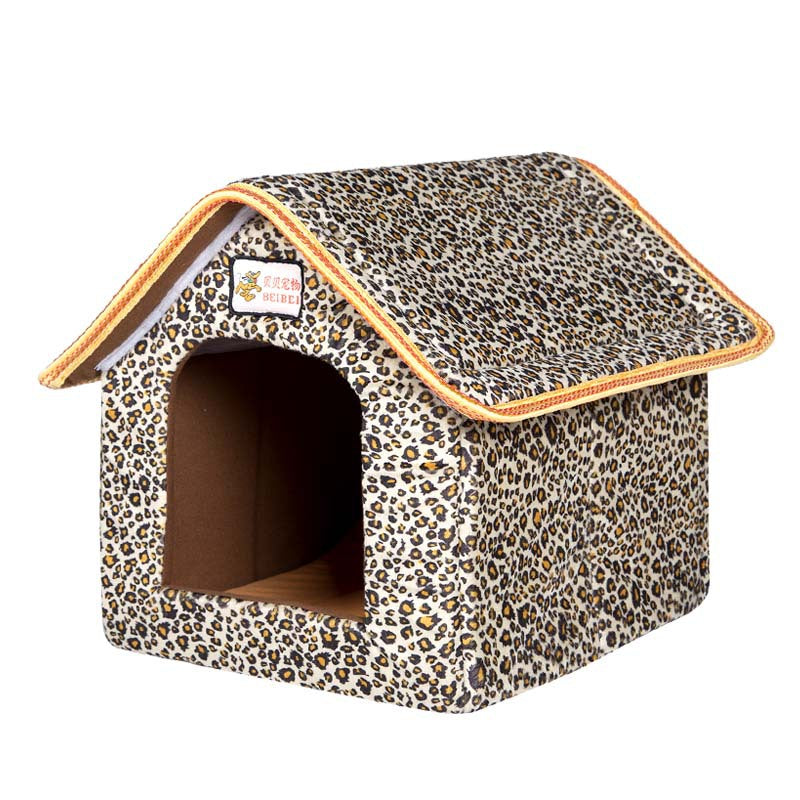 Pet House Fold able Bed With Mat