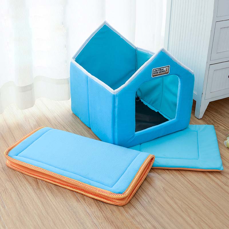 Pet House Fold able Bed With Mat