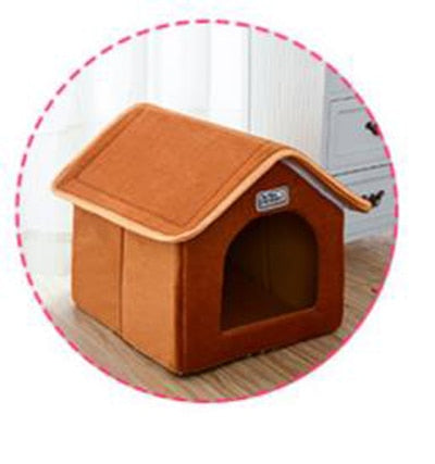 Pet House Fold able Bed With Mat