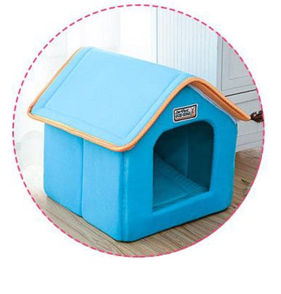 Pet House Fold able Bed With Mat