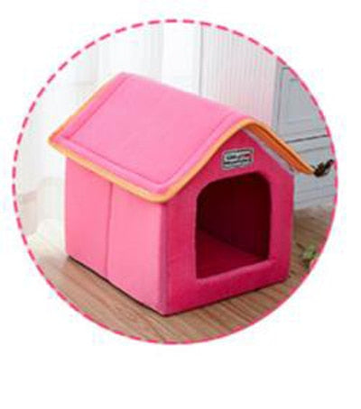 Pet House Fold able Bed With Mat