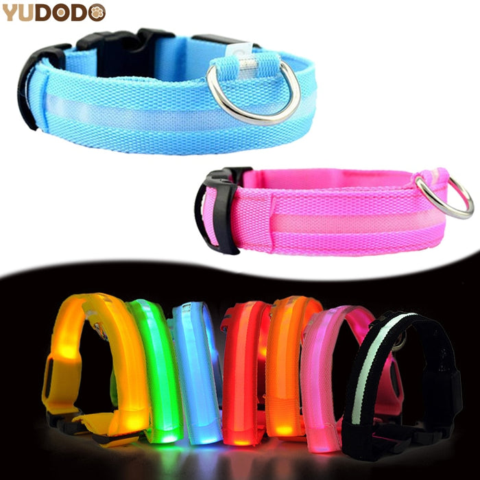 Nylon LED Pet Dog Collar