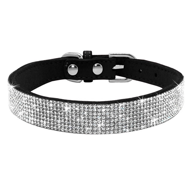 Bling Rhinestone Puppy Collars