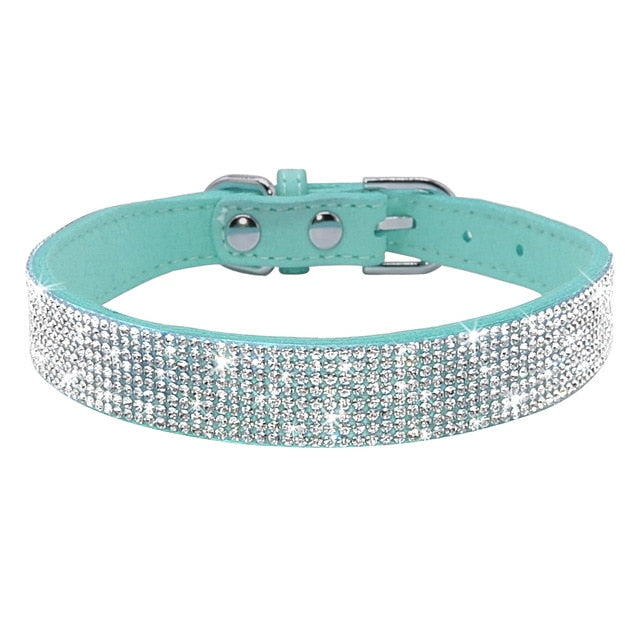 Bling Rhinestone Puppy Collars