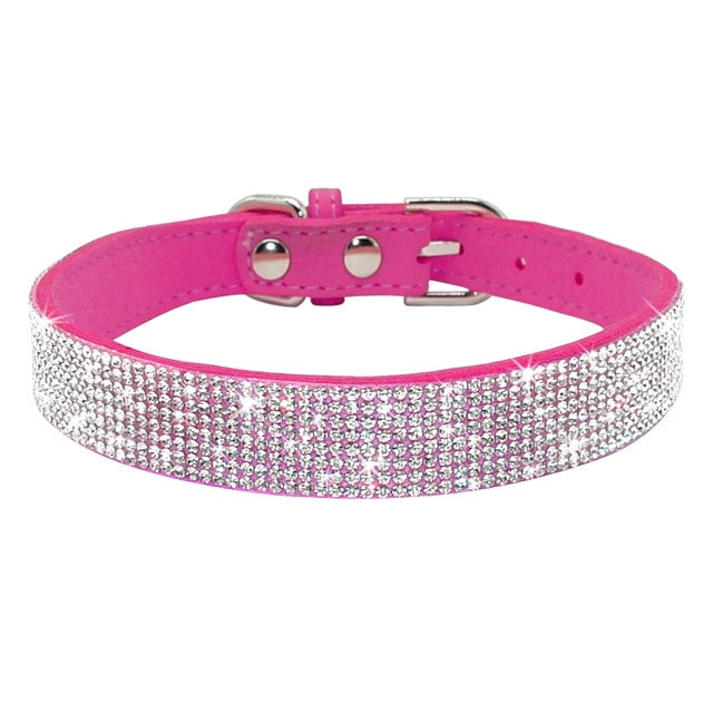 Bling Rhinestone Puppy Collars