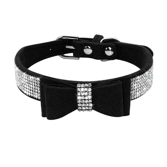 Bling Rhinestone Puppy Collars