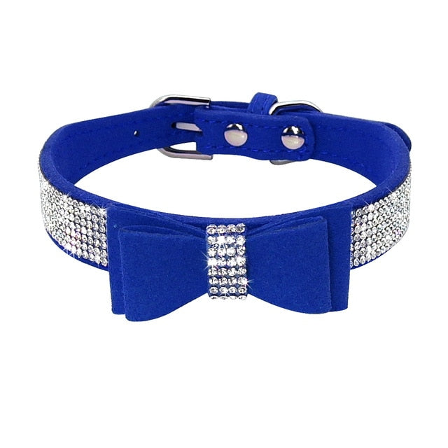 Bling Rhinestone Puppy Collars