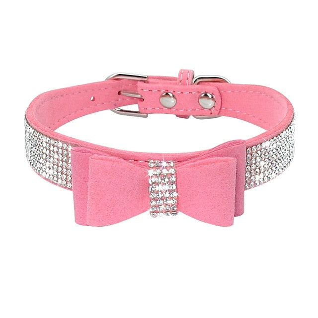 Bling Rhinestone Puppy Collars