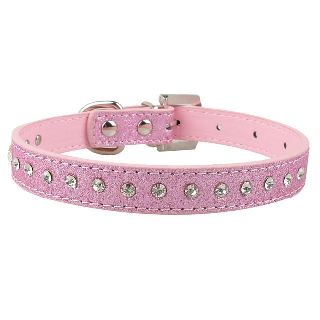 Bling Rhinestone Puppy Collars