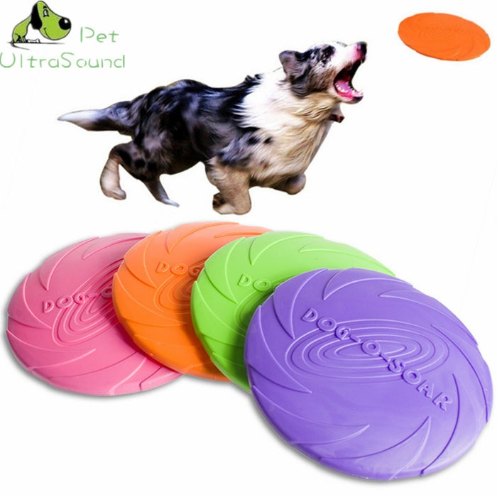 1 Pc Interactive Dog Chew Toys Resistance Bite Soft Rubber Puppy Pet Toy for Dogs Pet Training Products Dog Frisbie Flying Discs