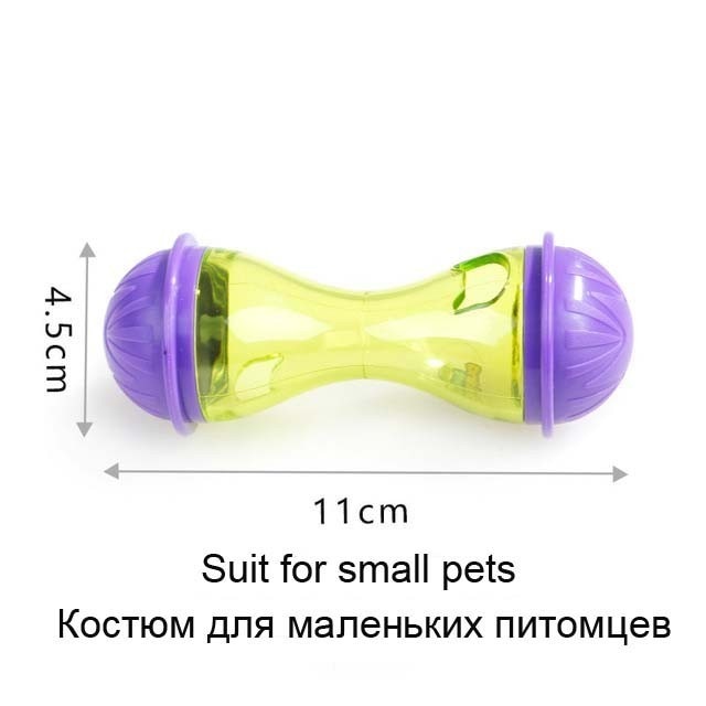 Interactive Dog Food Treat Ball Bowl Toy