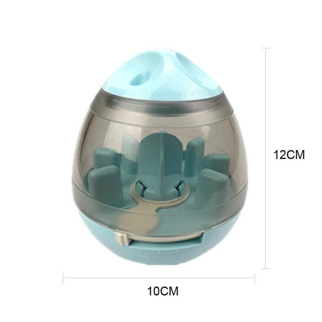 Interactive Dog Food Treat Ball Bowl Toy