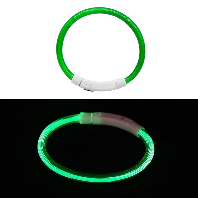 Rechargeable Flashing Night Dog Collars